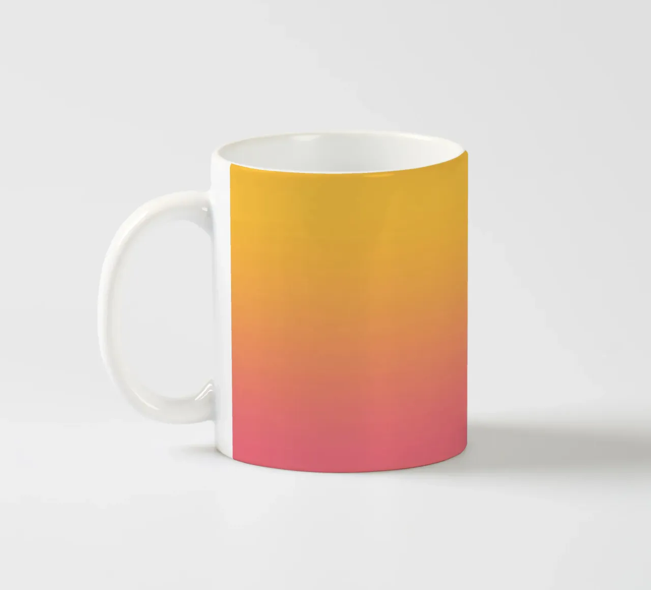 Fade Gradient Gelb Rot Pastell tazza in ceramica da BAINAI