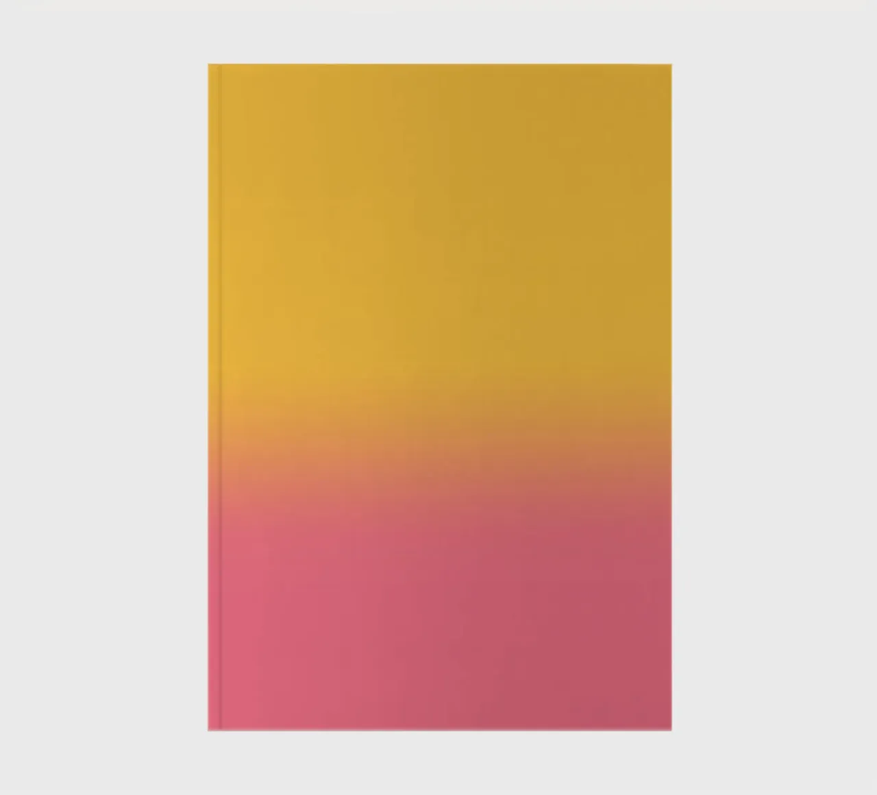 Fade Gradient Gelb Rot Pastell notebook by BAINAI