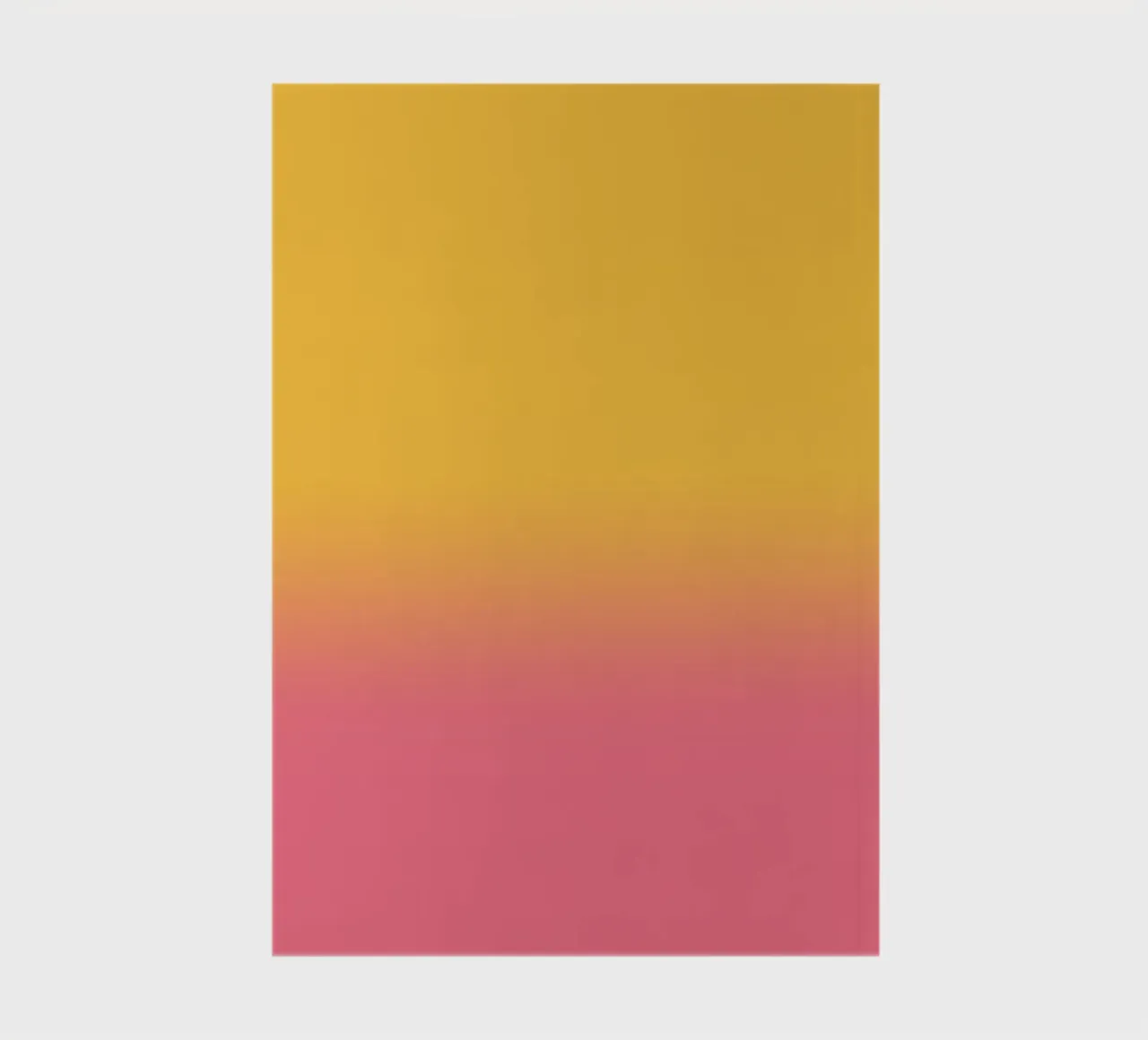Fade Gradient Gelb Rot Pastell notebook by BAINAI