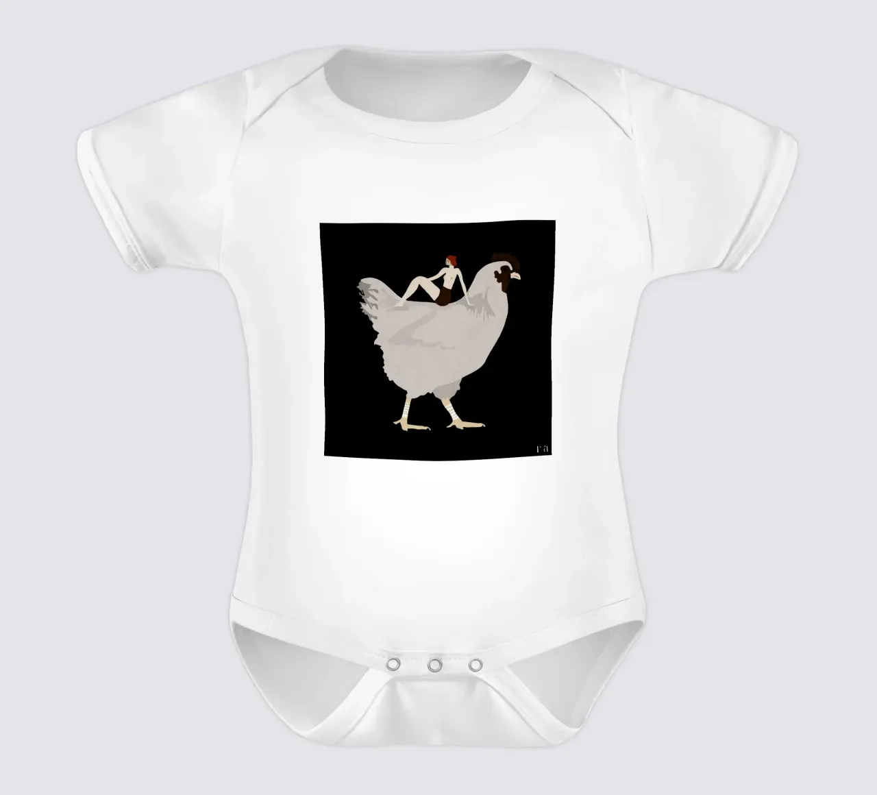 Chicken body neonato maniche corte da Amalia Restrepo