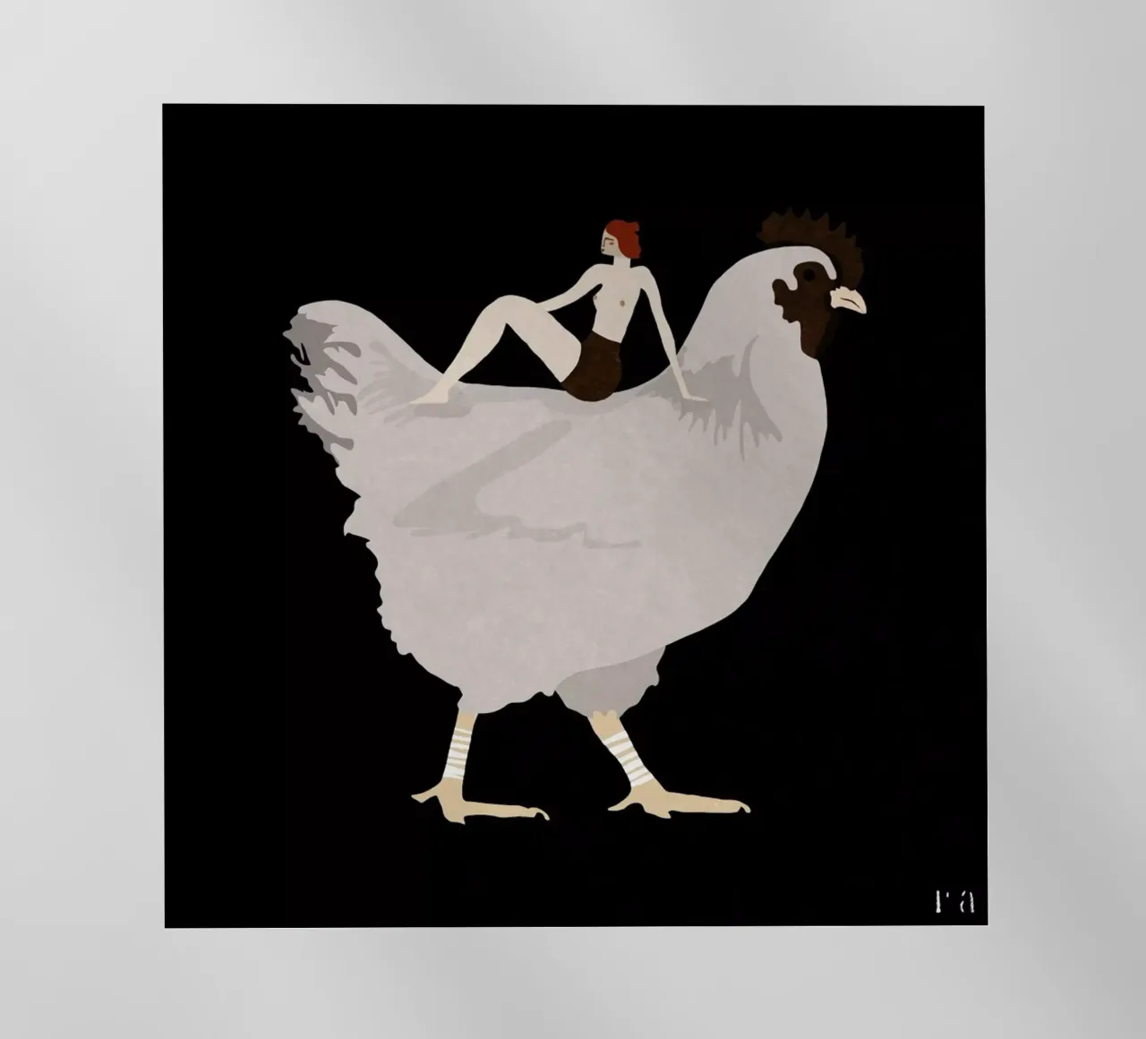 Chicken pellicola backlit da Amalia Restrepo