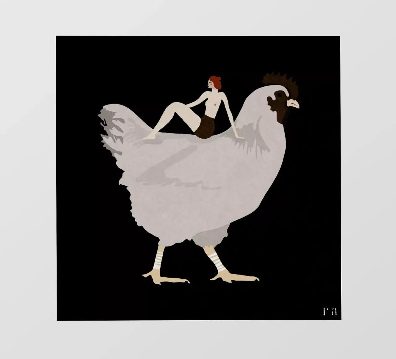 Chicken pellicola backlit da Amalia Restrepo