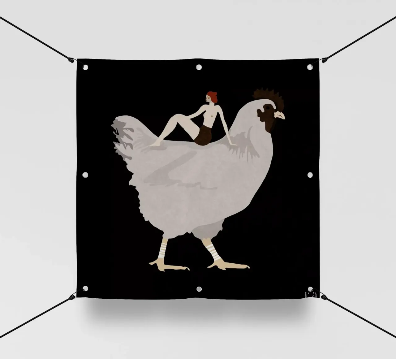 Chicken telo in pvc da Amalia Restrepo