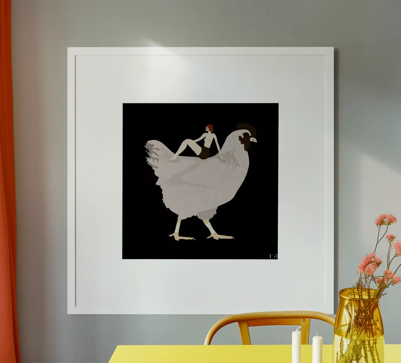 Chicken poster da Amalia Restrepo