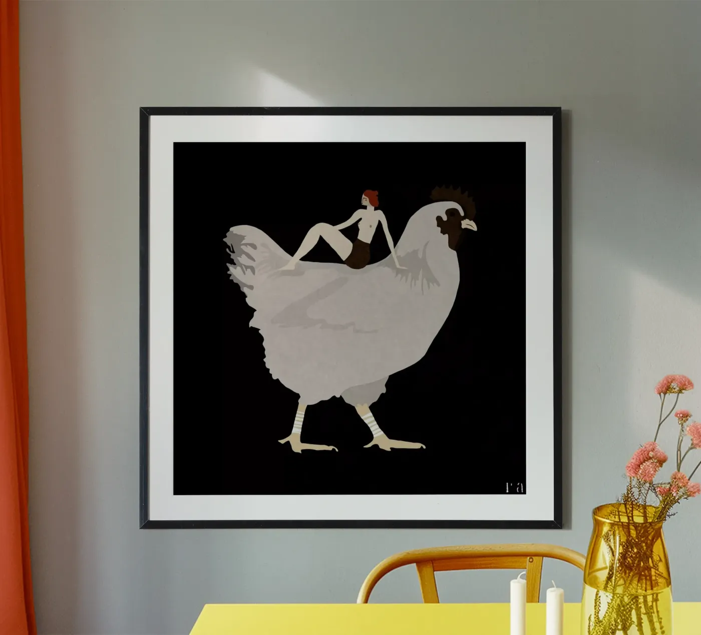 Chicken poster da Amalia Restrepo