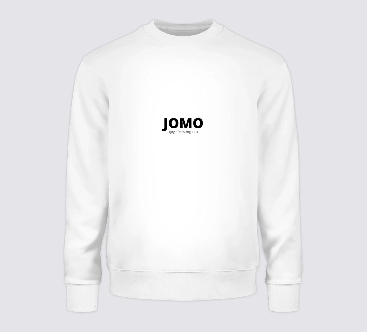 JOMO (joy of missing out) felpa da Magnific