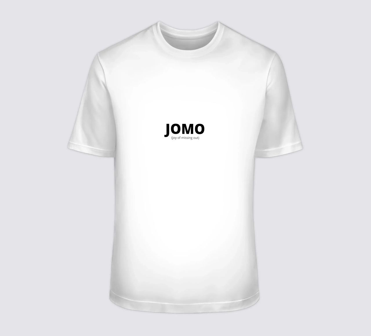 JOMO (joy of missing out) t-shirt da Magnific