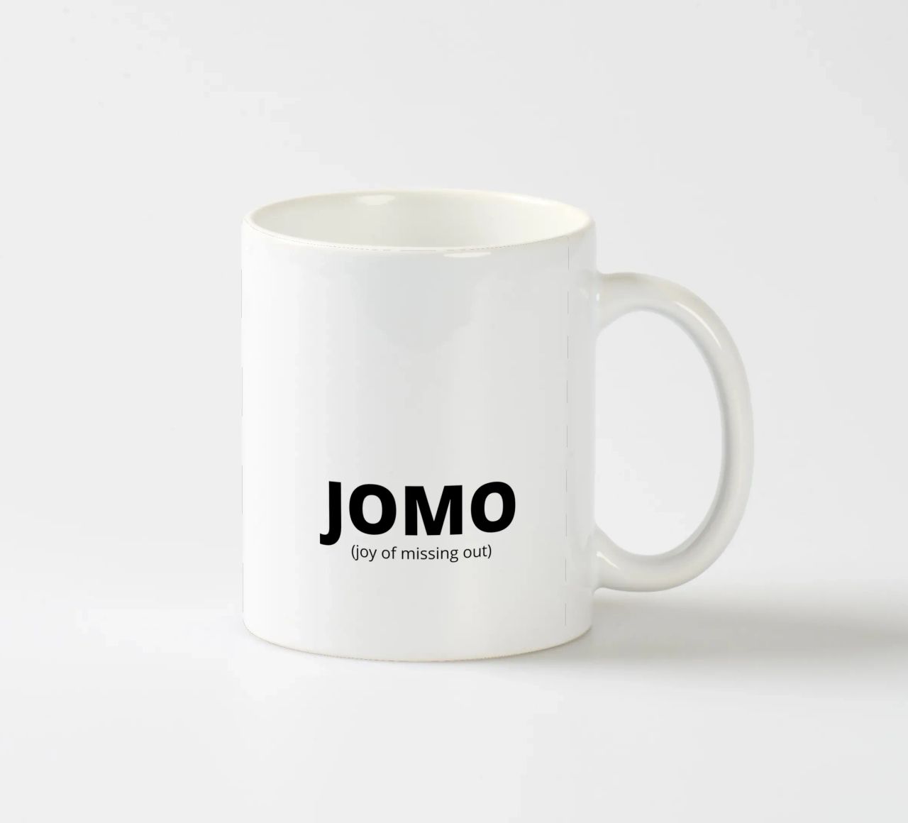 JOMO (joy of missing out) tazza in ceramica da Magnific