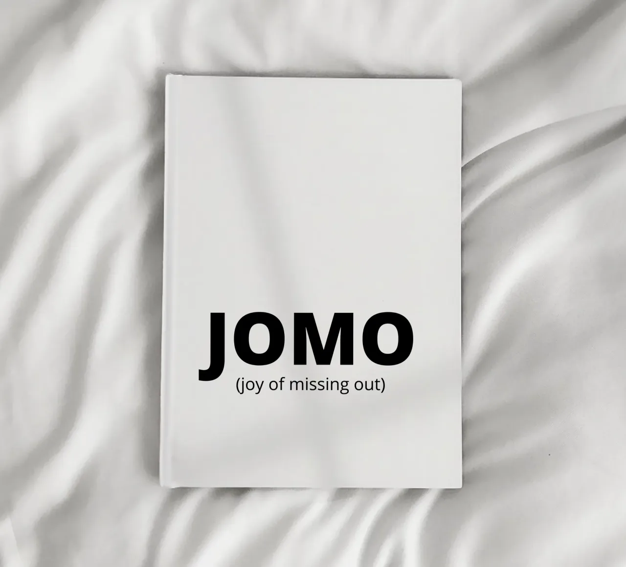 JOMO (joy of missing out) notebook by Magnific