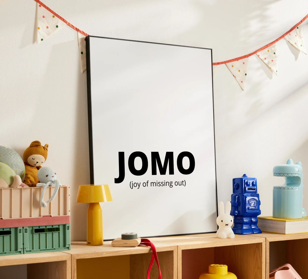 JOMO (joy of missing out) alluminio dibond da Magnific