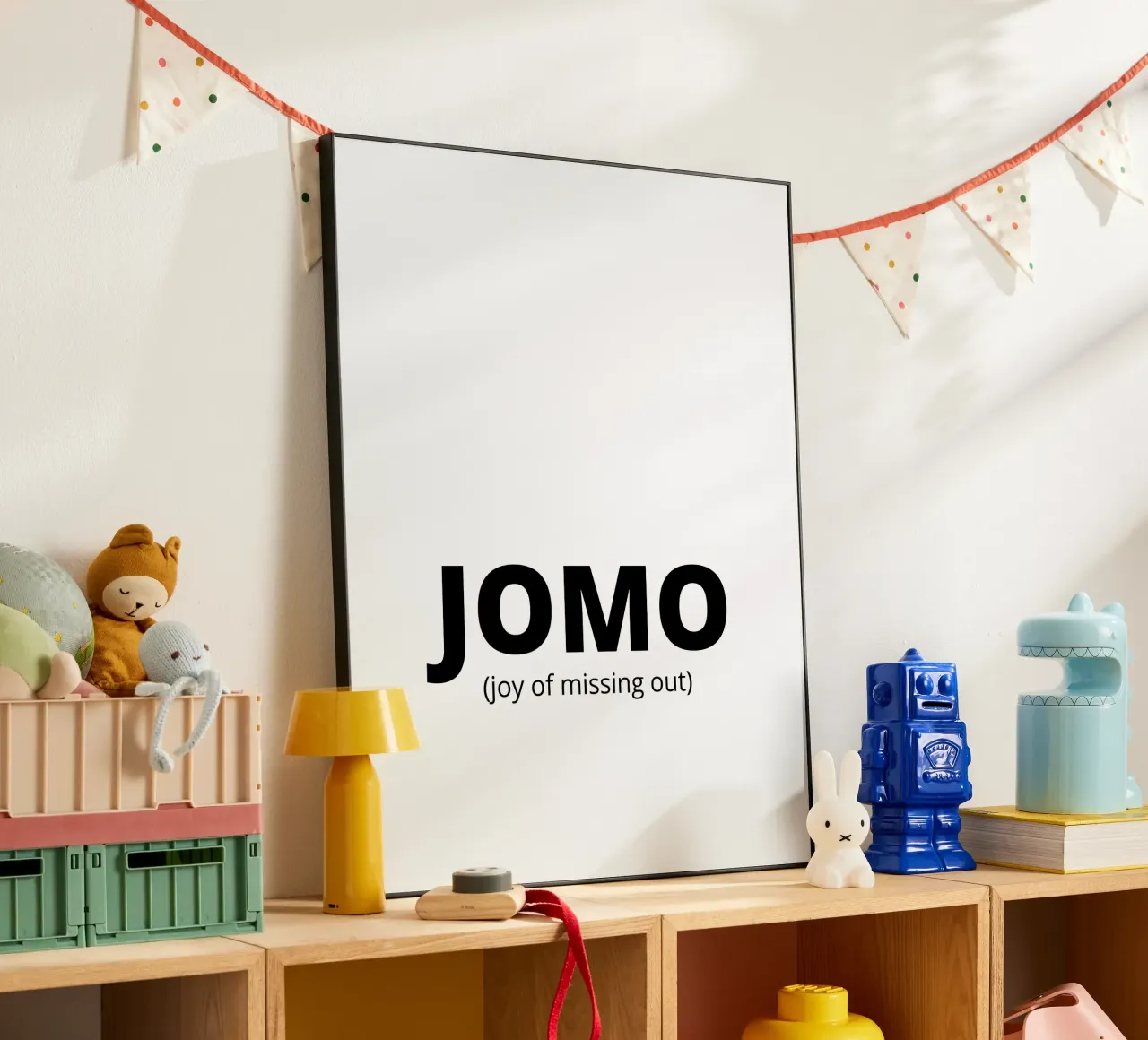 JOMO (joy of missing out) alluminio dibond da Magnific