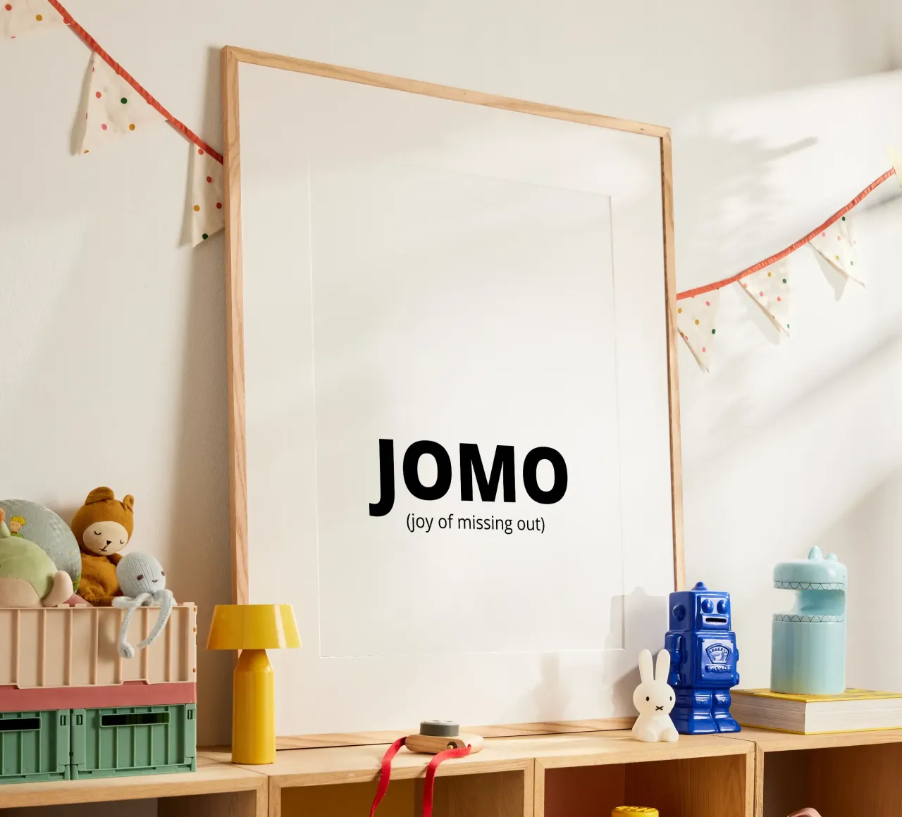 JOMO (joy of missing out) poster da Magnific