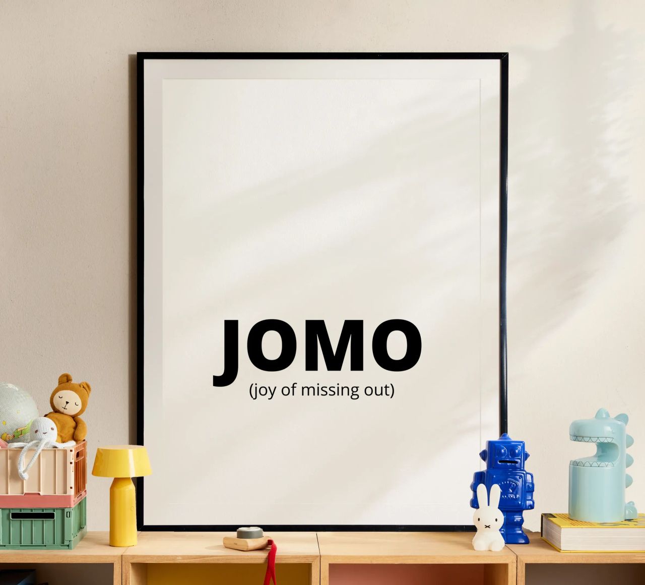 JOMO (joy of missing out) carta hahnemühle da Magnific