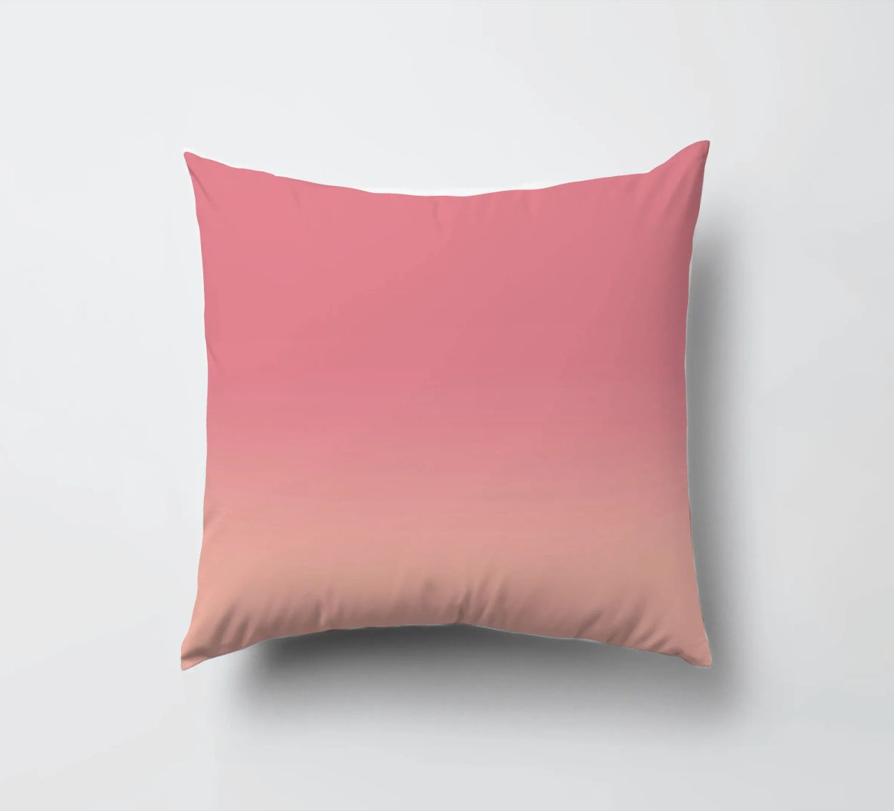Fade Gradient Rot Rosa Pastell cuscino da BAINAI