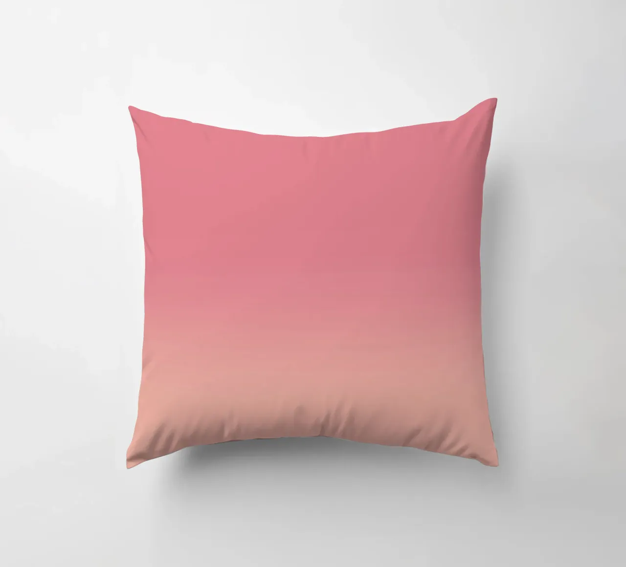 Fade Gradient Rot Rosa Pastell Kissen von BAINAI