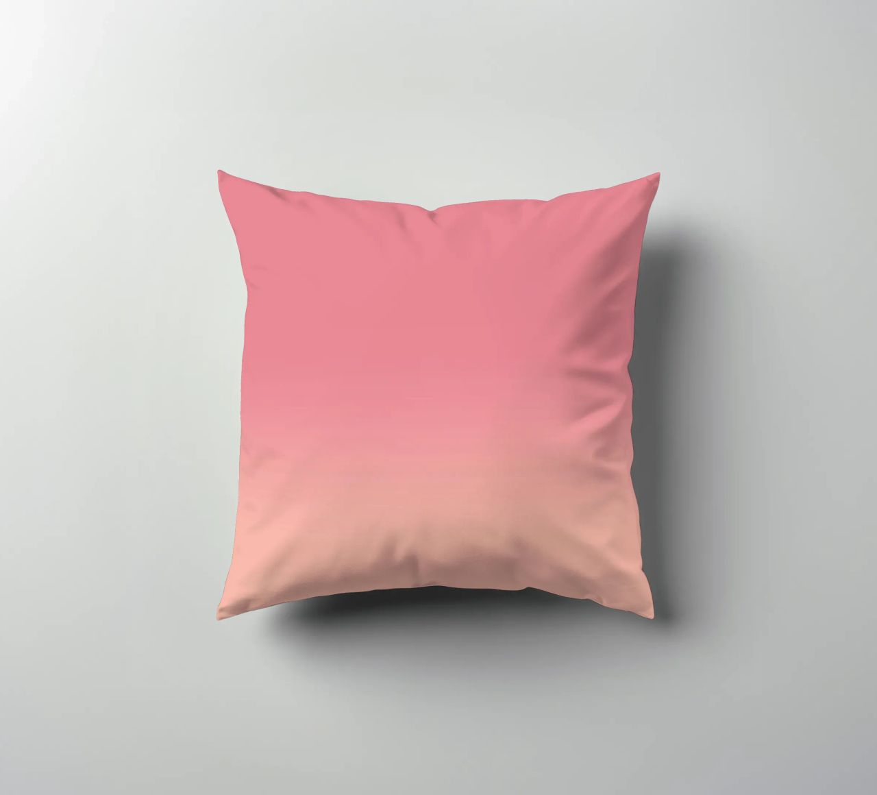 Fade Gradient Rot Rosa Pastell cuscino da BAINAI