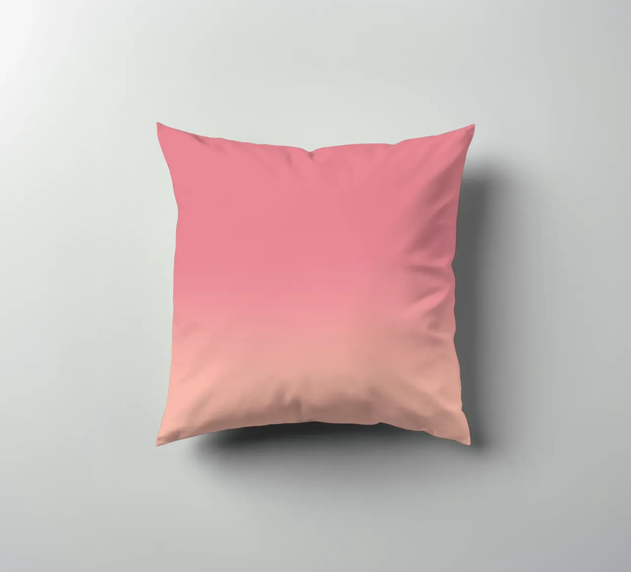 Fade Gradient Rot Rosa Pastell Kissen von BAINAI