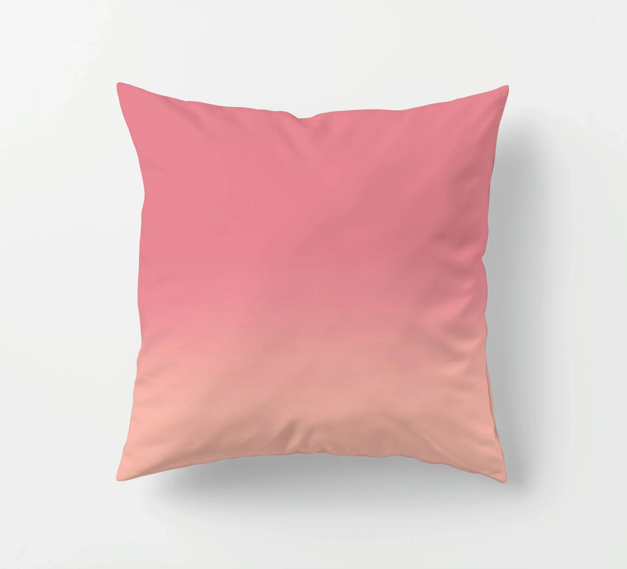 Fade Gradient Rot Rosa Pastell cuscino da BAINAI