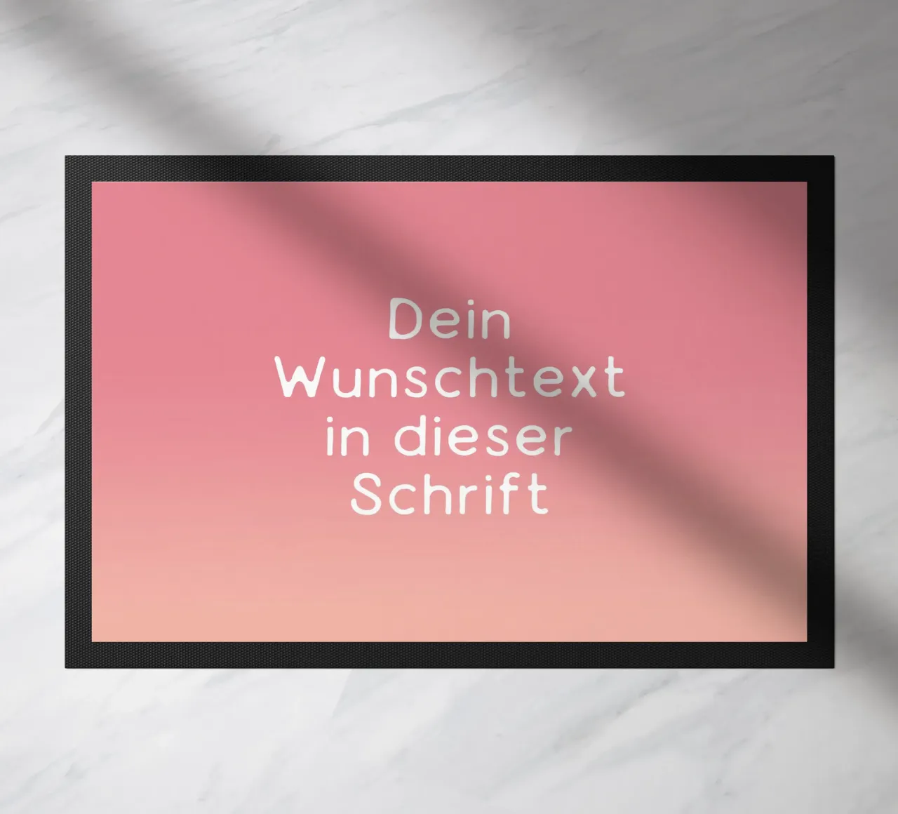 Wunschtext Gradient Rot Rosa Pastell zerbino da BAINAI