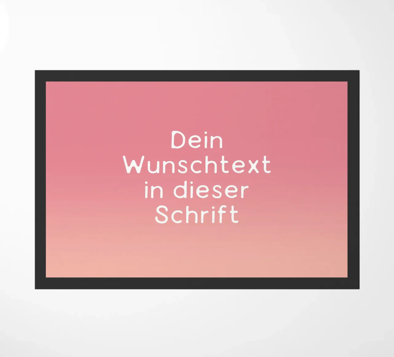 Wunschtext Gradient Rot Rosa Pastell zerbino da BAINAI