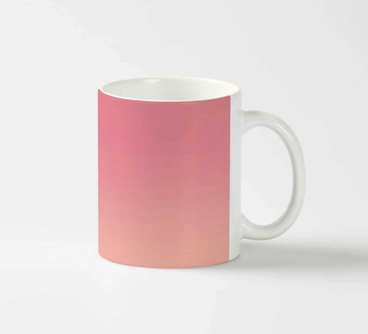 Fade Gradient Rot Rosa Pastell tazza in ceramica da BAINAI