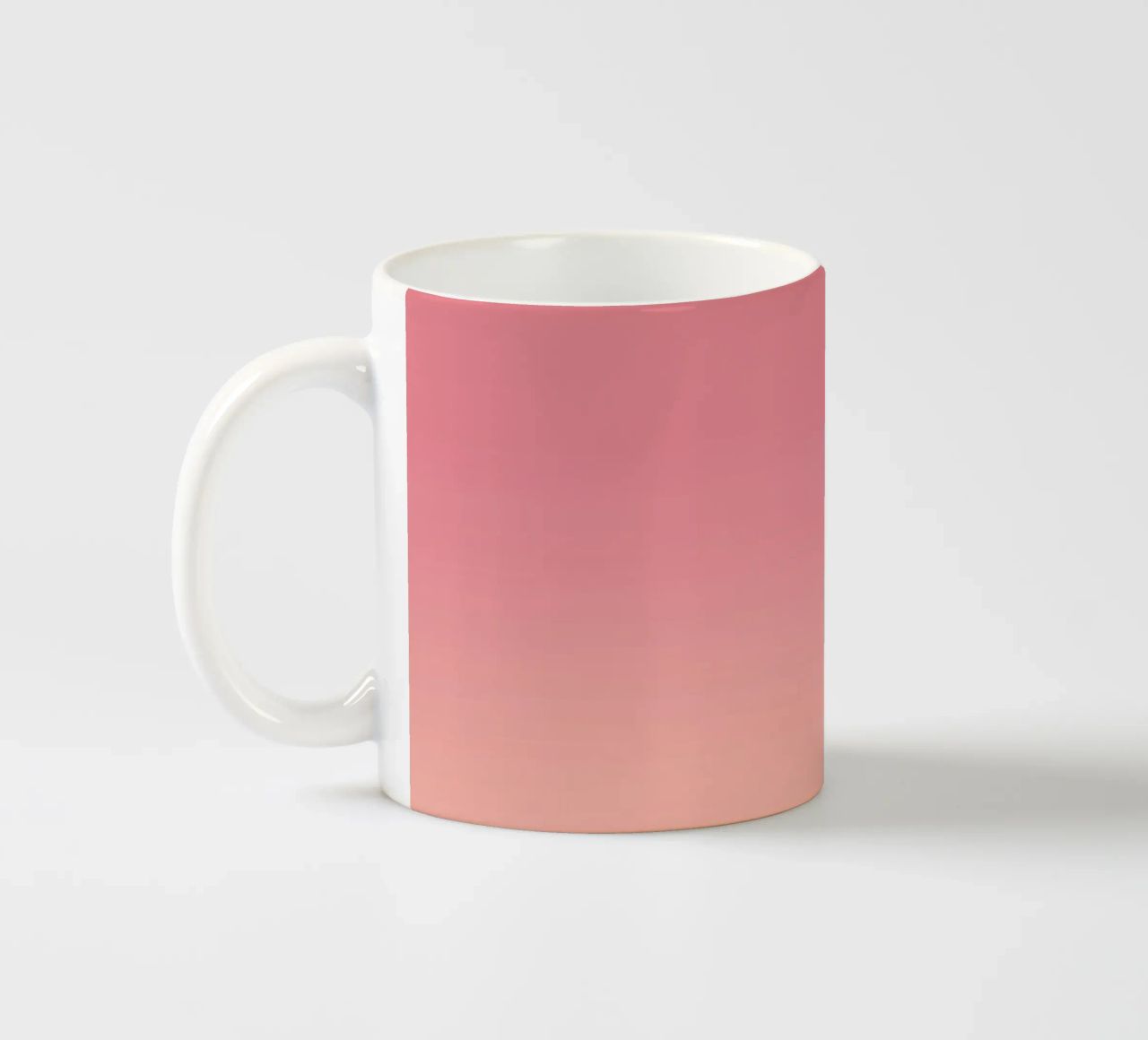 Fade Gradient Rot Rosa Pastell tazza in ceramica da BAINAI