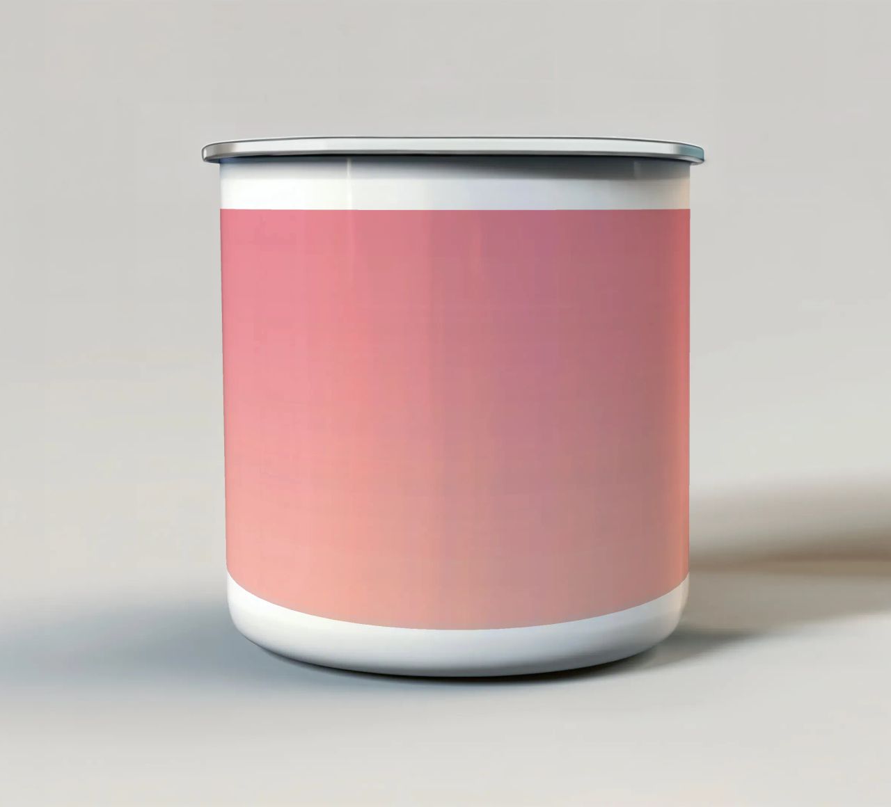 Fade Gradient Rot Rosa Pastell tazza in smalto da BAINAI