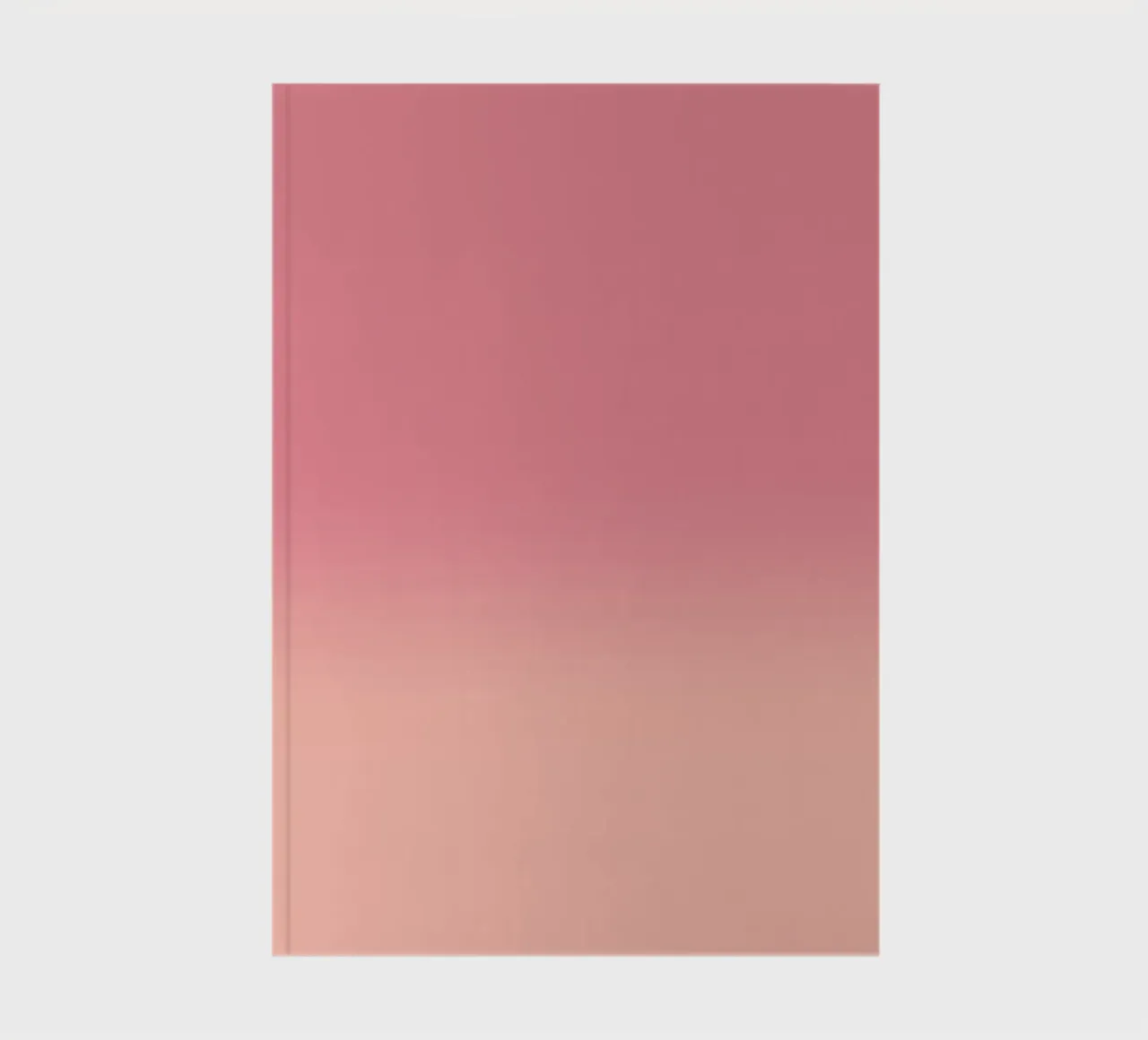 Fade Gradient Rot Rosa Pastell notebook by BAINAI