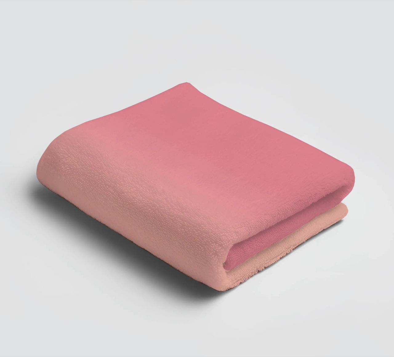 Fade Gradient Rot Rosa Pastell asciugamano da bagno da BAINAI
