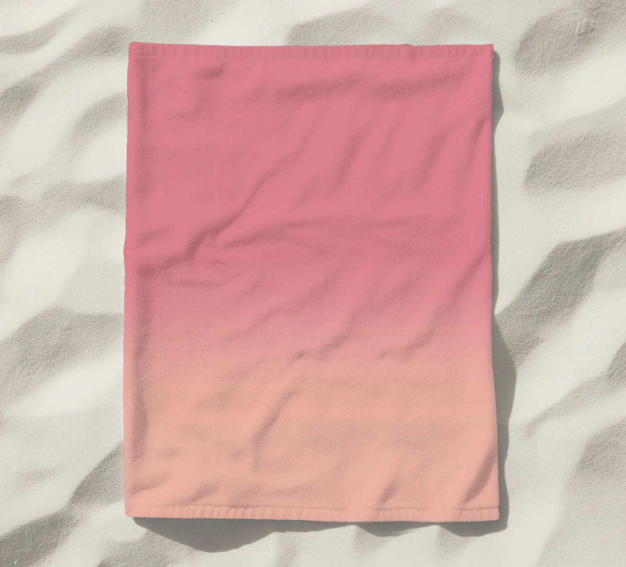 Fade Gradient Rot Rosa Pastell telo mare da BAINAI
