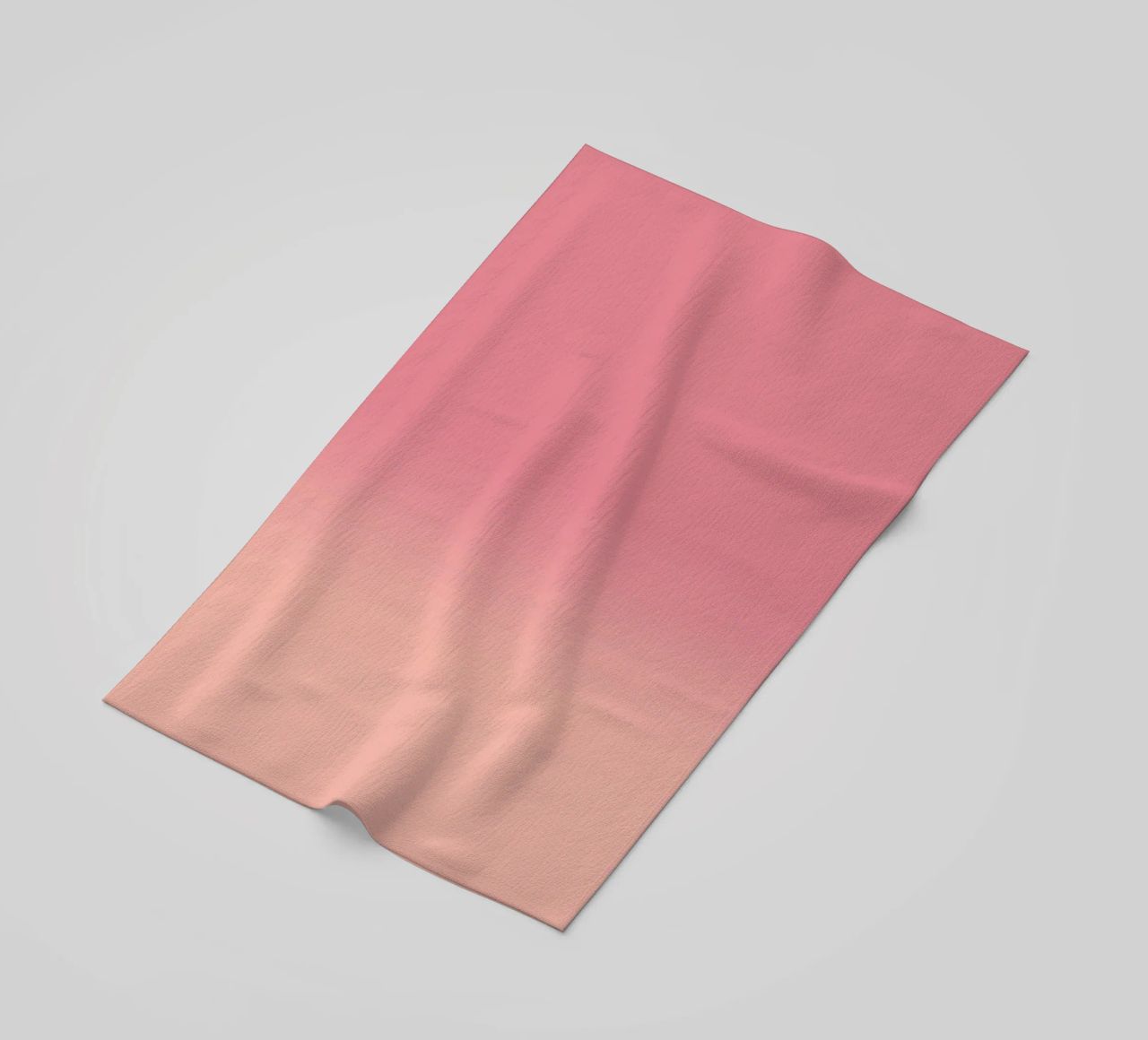 Fade Gradient Rot Rosa Pastell telo mare da BAINAI