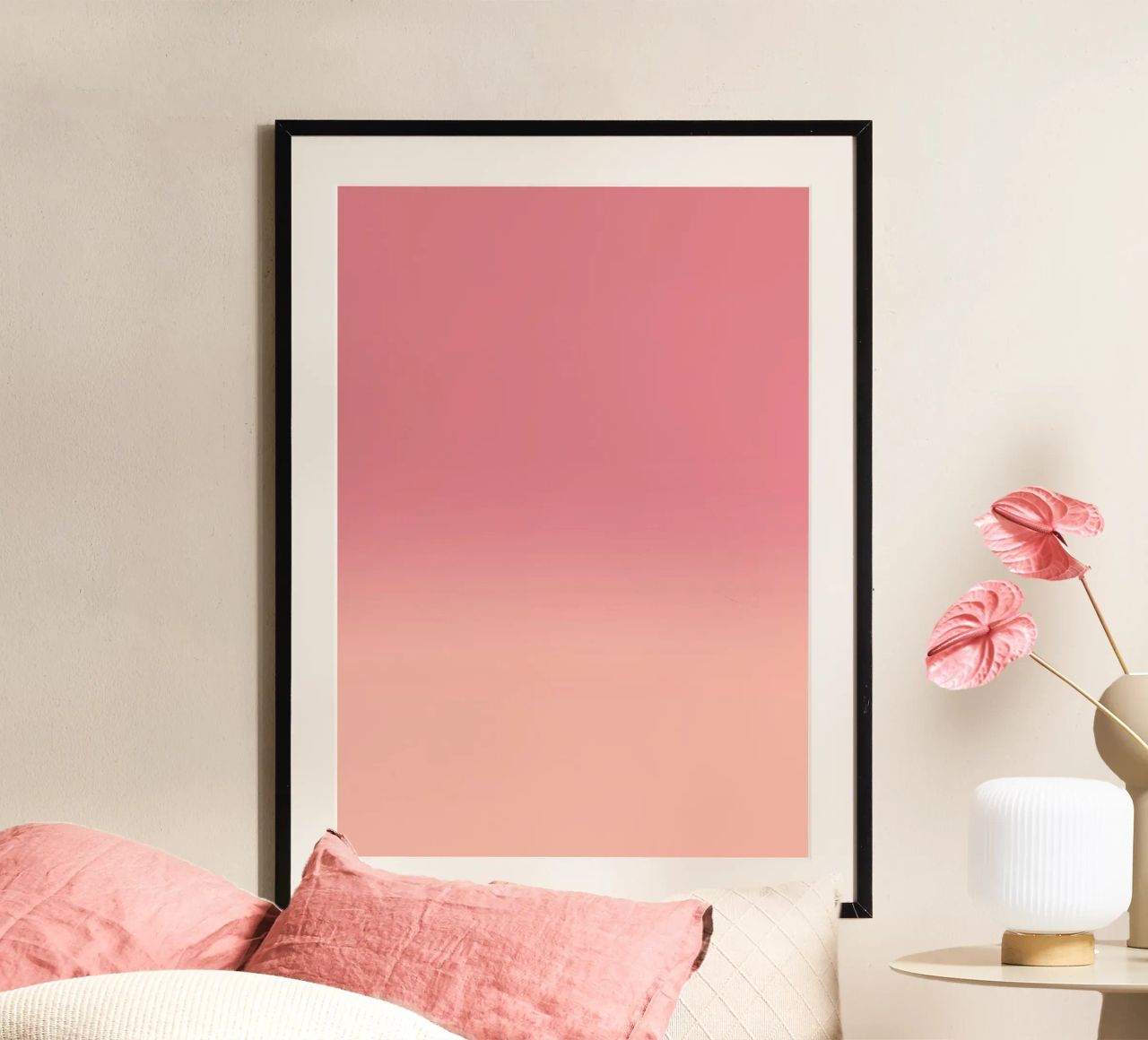 Fade Gradient Rot Rosa Pastell carta hahnemühle da BAINAI
