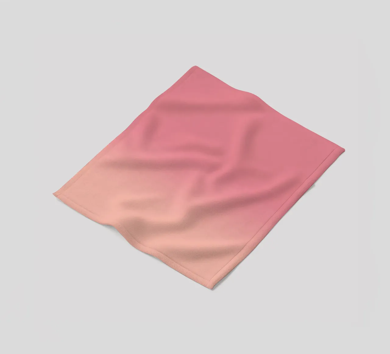 Fade Gradient Rot Rosa Pastell manta de franela de BAINAI