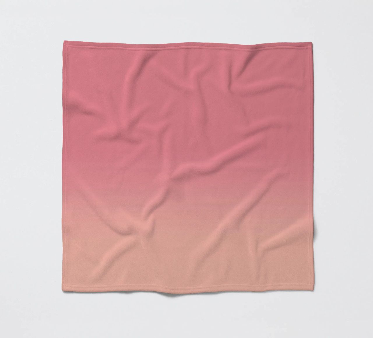 Fade Gradient Rot Rosa Pastell coperta in pile da BAINAI