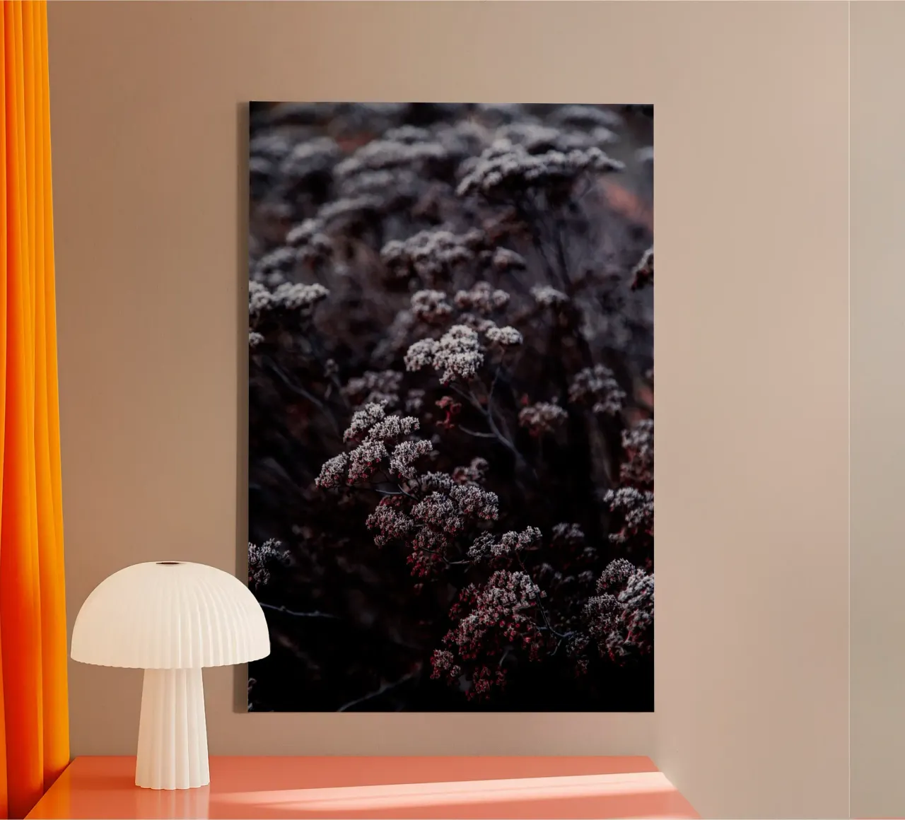 Frozen 6 canvas met Baklijst van Mareike Böhmer Photography