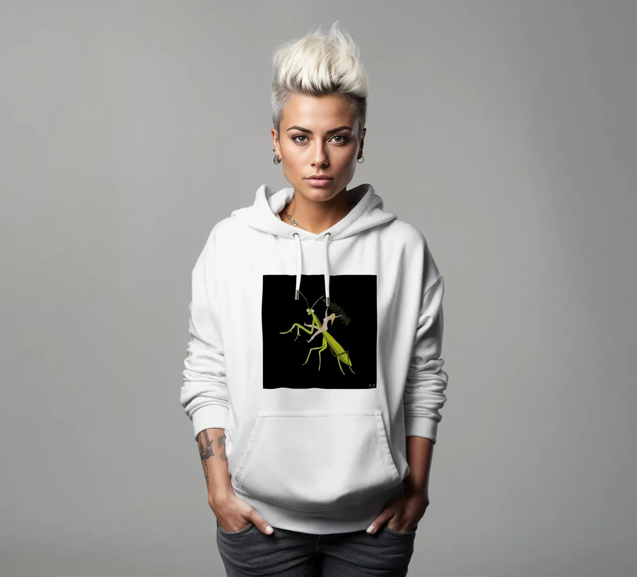 Hopper felpa con cappuccio da Amalia Restrepo