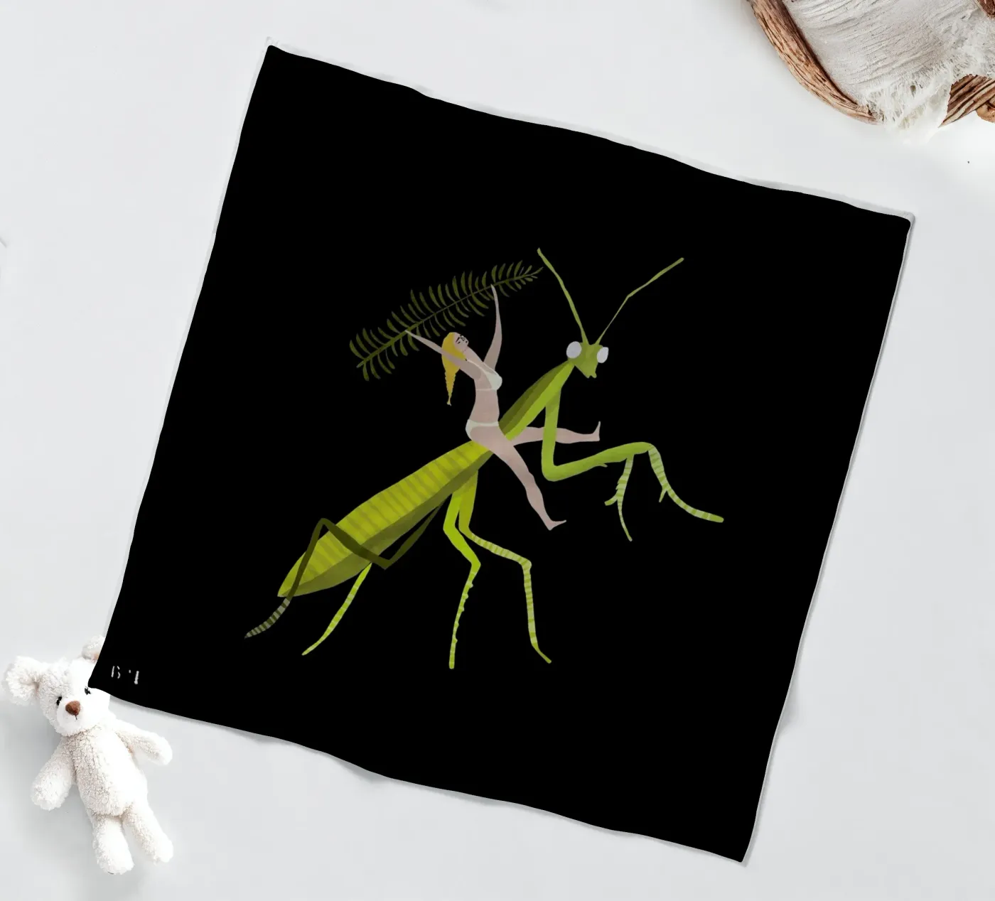 Hopper Fleecedecke von Amalia Restrepo