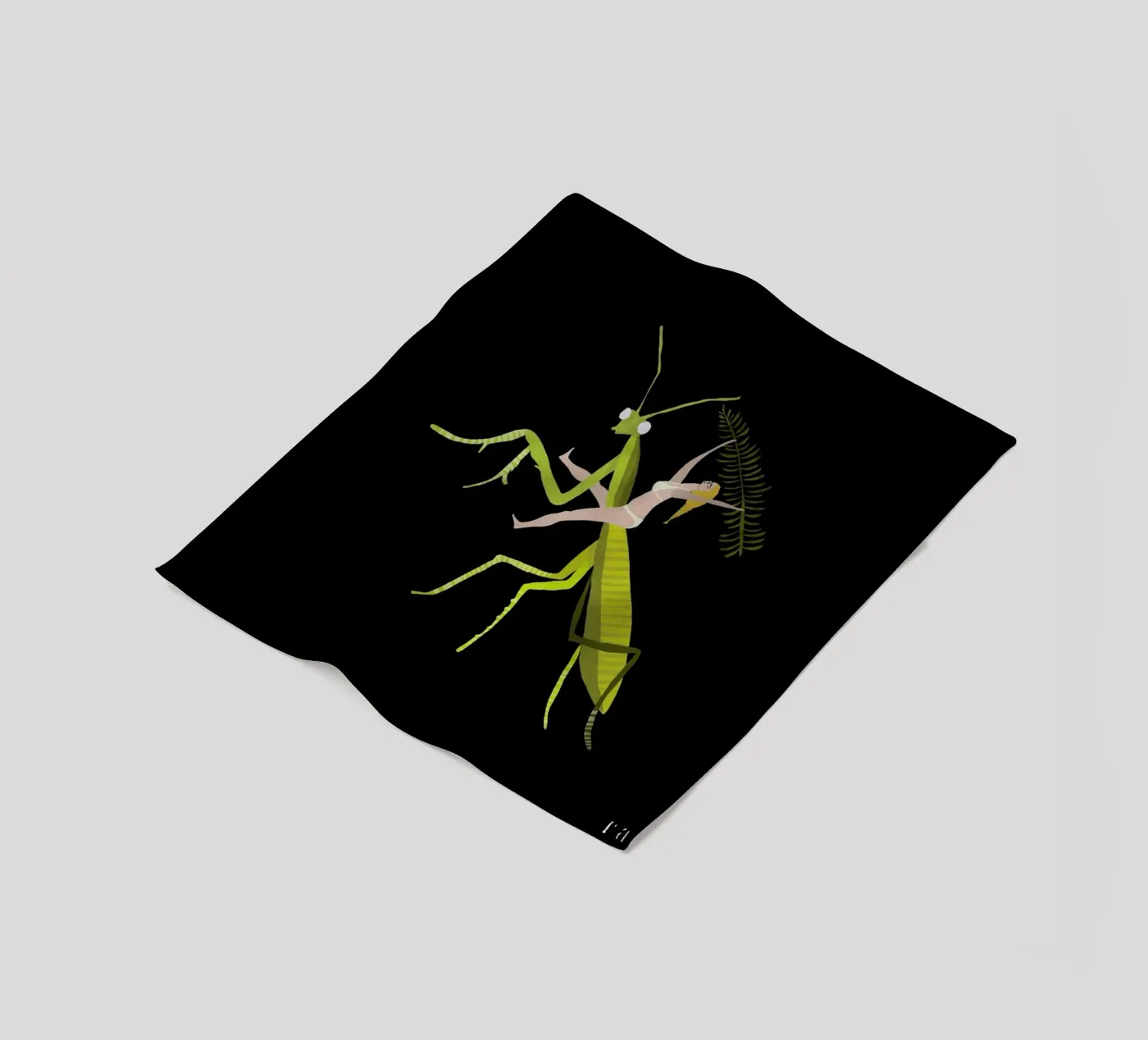 Hopper Fleecedecke von Amalia Restrepo