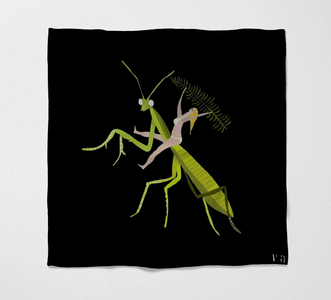 Hopper fleecedeken van Amalia Restrepo