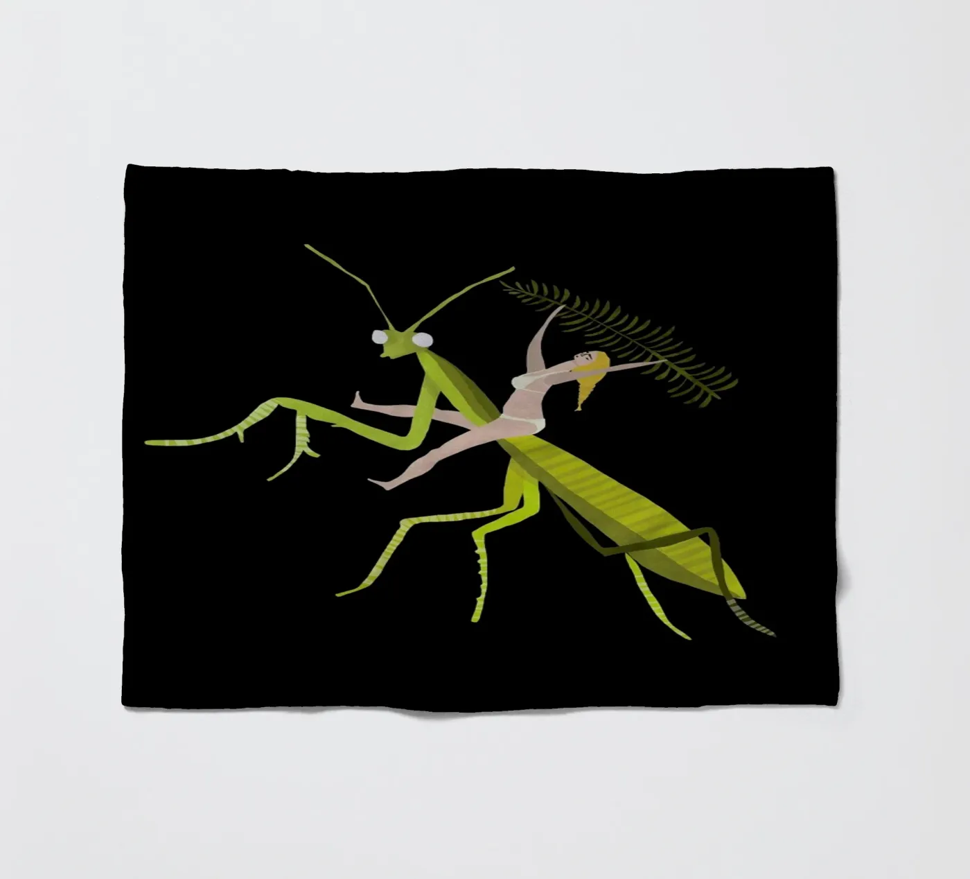 Hopper Fleecedecke von Amalia Restrepo