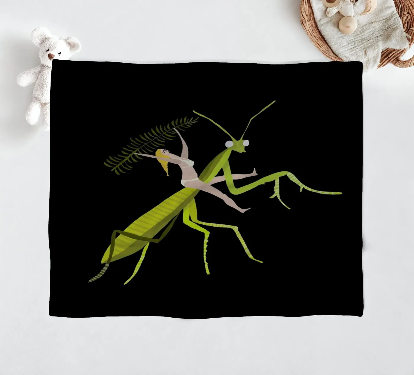 Hopper Fleecedecke von Amalia Restrepo