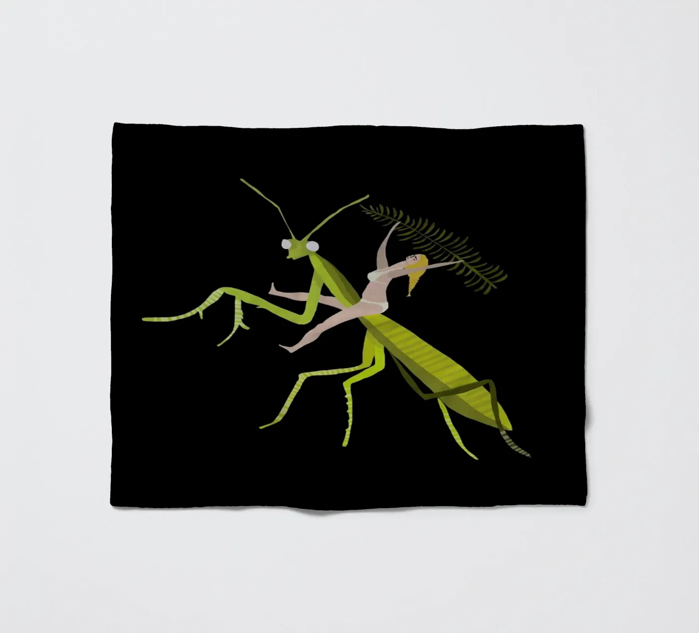 Hopper Fleecedecke von Amalia Restrepo