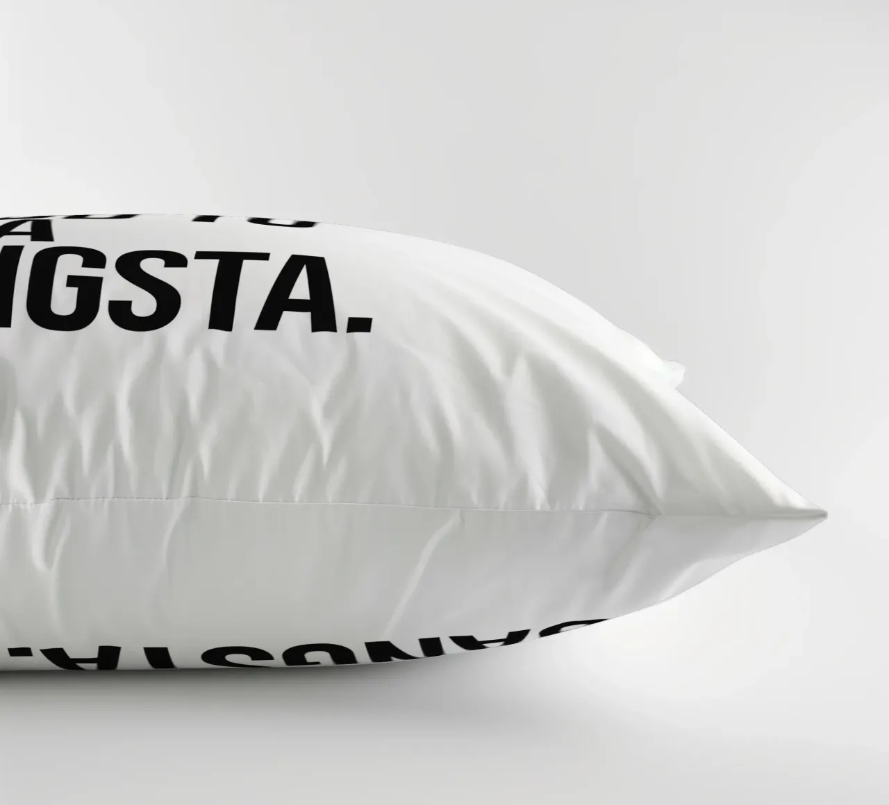 La vie d'un gangsta, c'est bien, c'est bien, c'est bien, c'est bien, c'est bien, c'est bien... coussin de Paigaam Studio