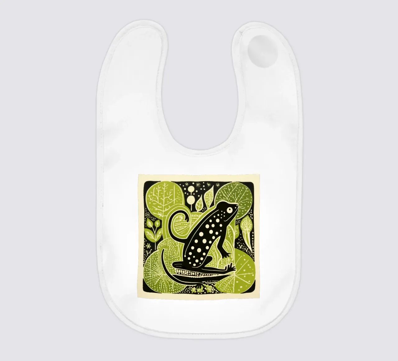 Tritone verde 1 bavaglino da Minimal Animal Art