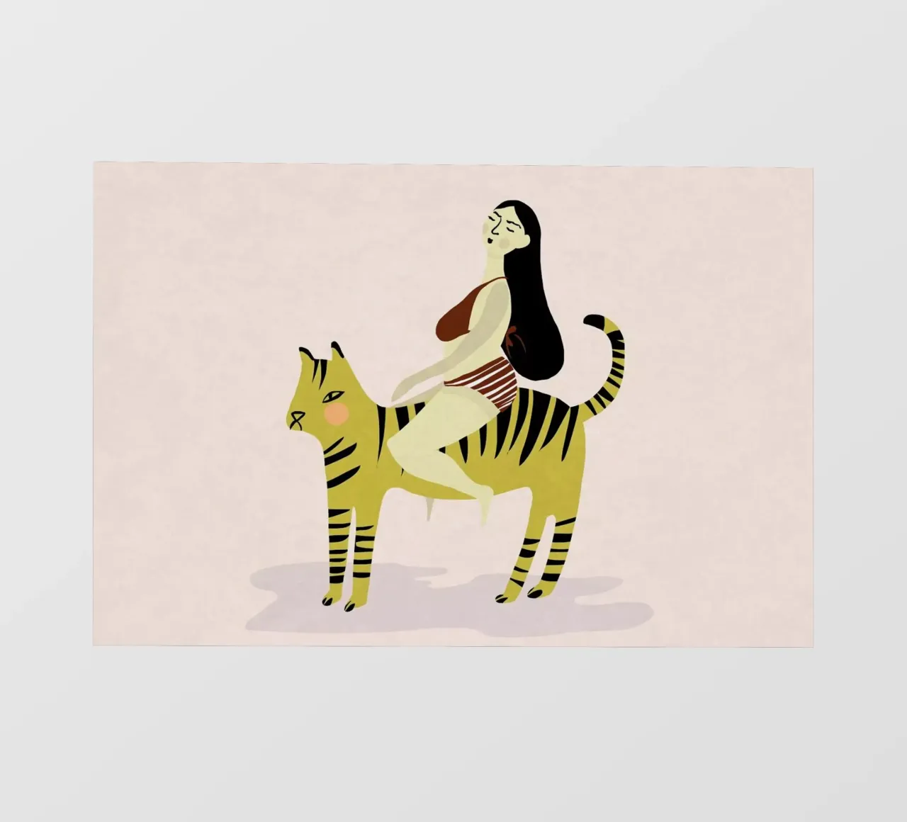 On Your Tiger telo in pvc da Amalia Restrepo