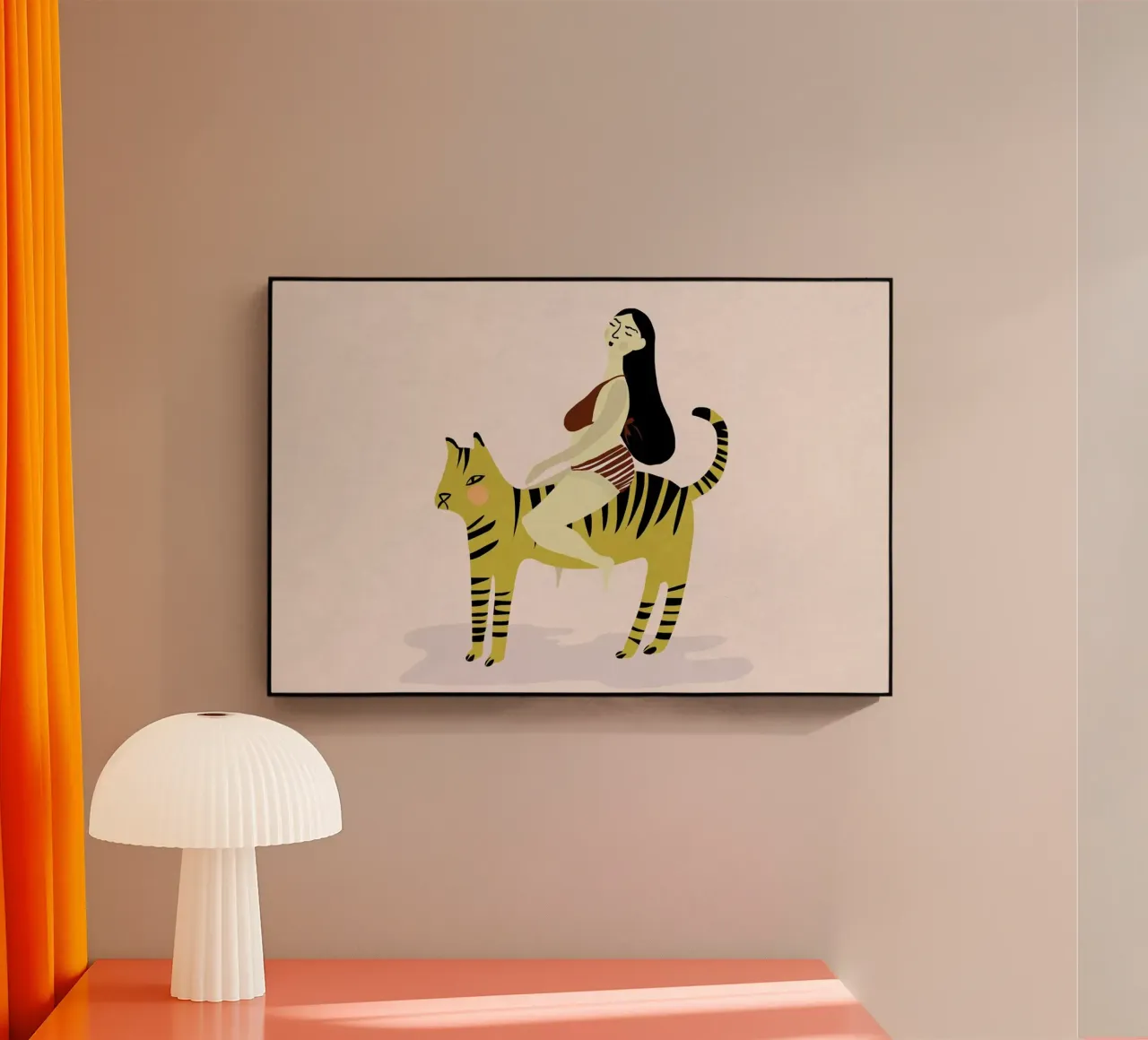 On Your Tiger plexiglass da Amalia Restrepo