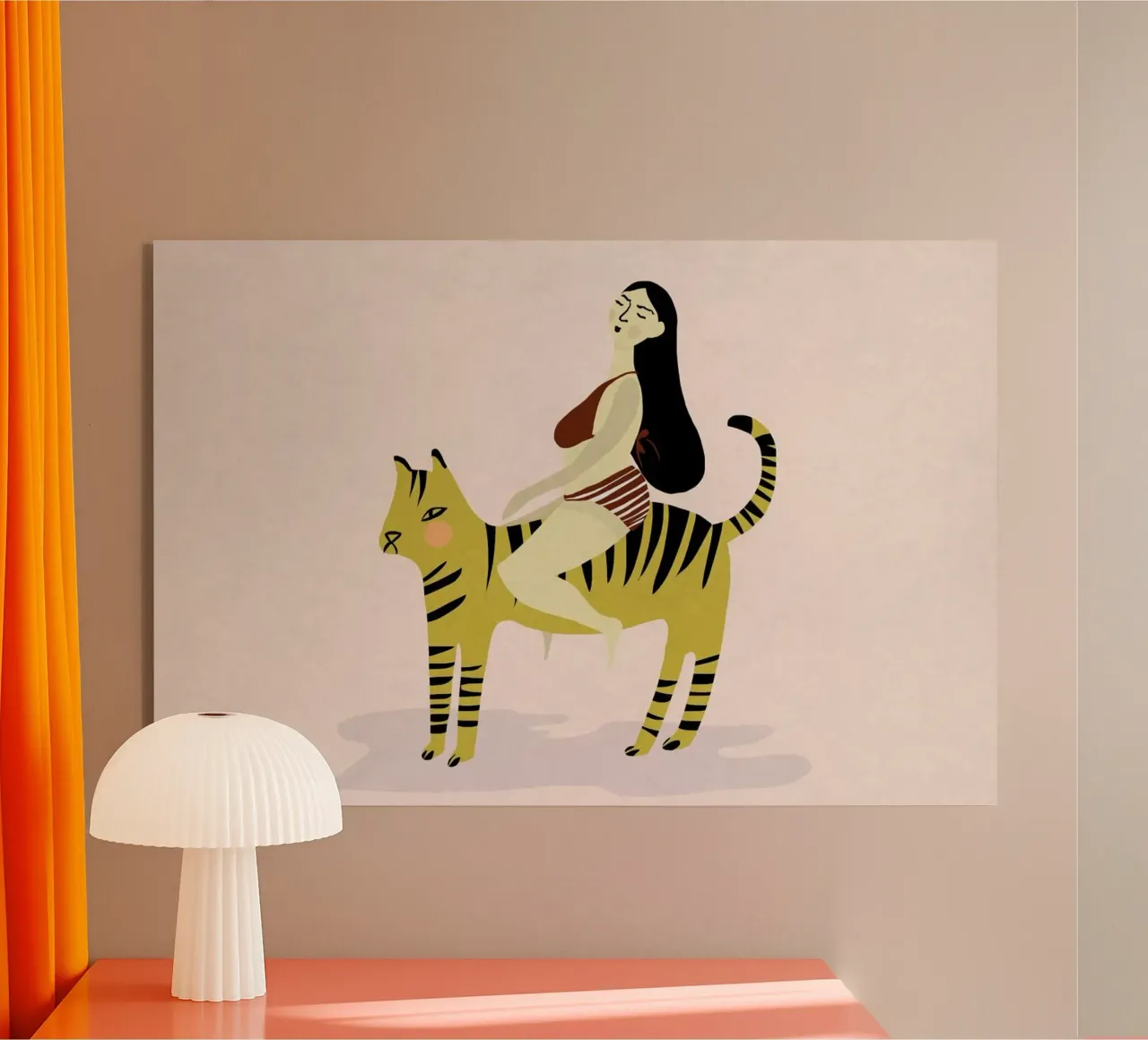 On Your Tiger plexiglass da Amalia Restrepo