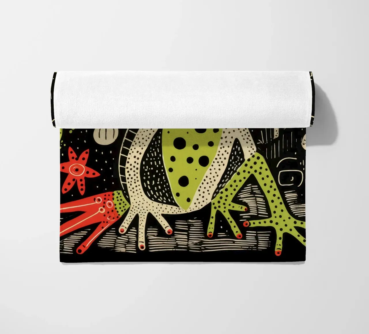 Tritone verde 3 telo mare da Minimal Animal Art