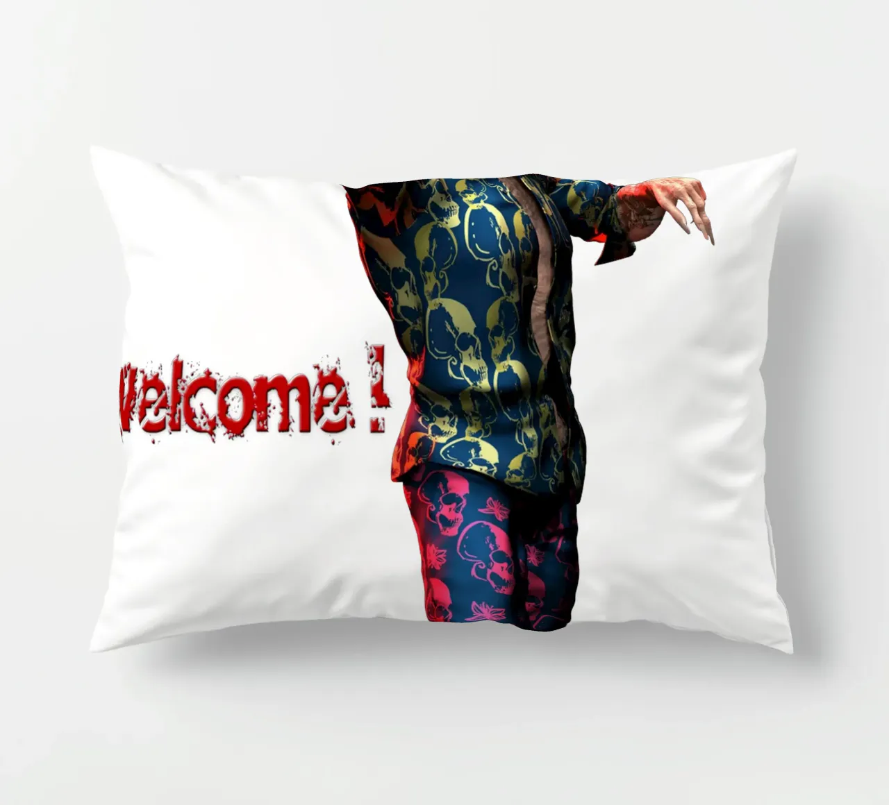 Sympathy For The Devil decorative cushion by the-witcher