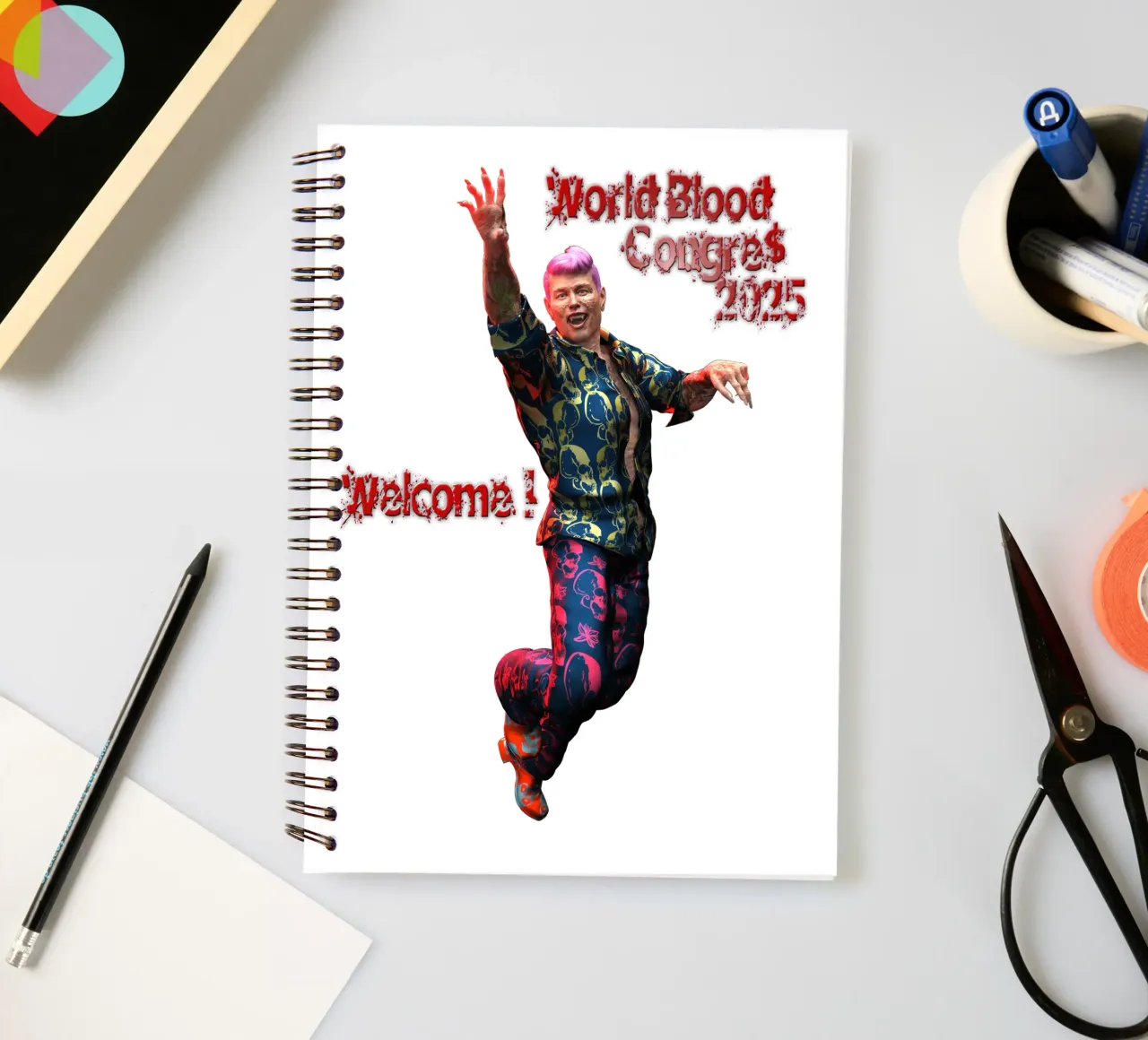 Sympathy For The Devil spiral notebook by the-witcher